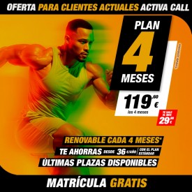 CALL PLAN ESPECIAL 4 MESES...