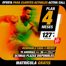 CALL PLAN ESPECIAL 4 MESES...
