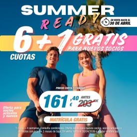 PLAN 6 CUOTAS  SUMMER READY...