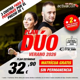 PLAN DÚO VERANO 2026...